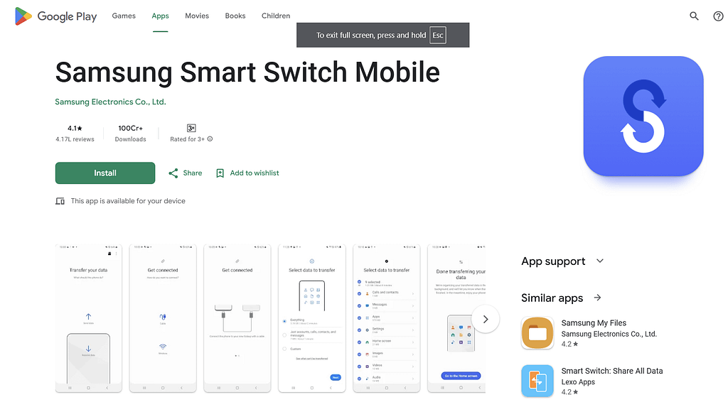 transfer-data-Samsung-Smart-Switch-Mobile-App