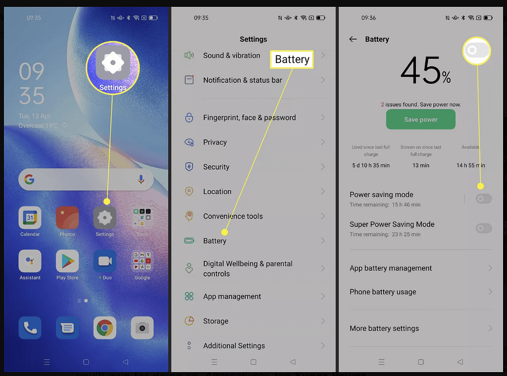 top-10-hidden-smartphone-features-Battery-Saver-mode